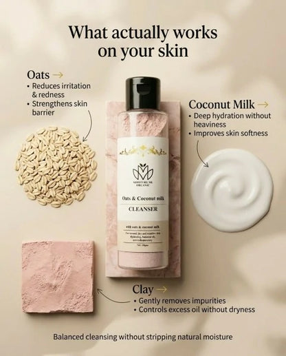Oats And Coconut Milk Cleanser - 70g