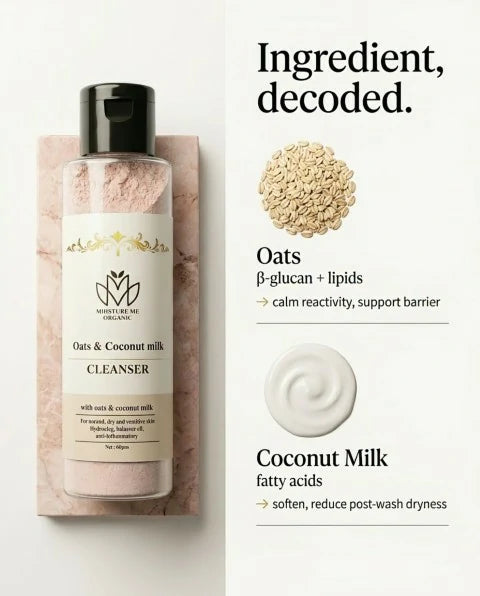 Oats And Coconut Milk Cleanser - 70g