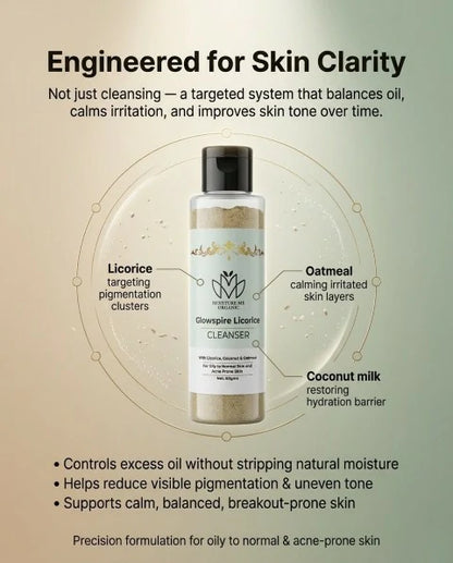 Glowspire Licorice Cleanser - 70g