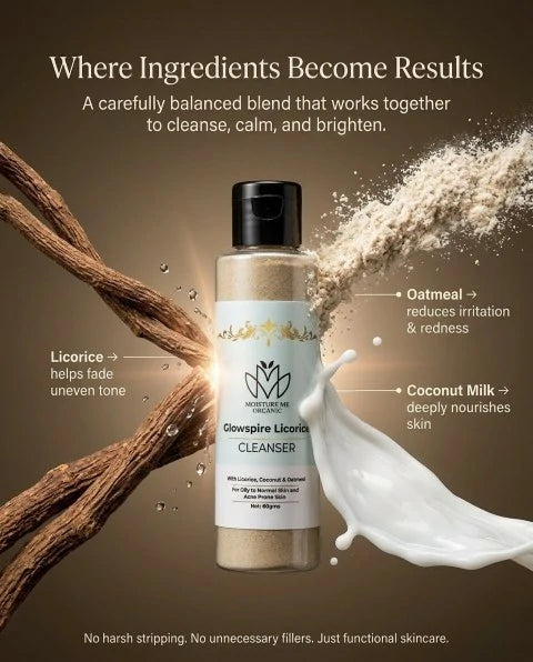 Glowspire Licorice Cleanser - 70g