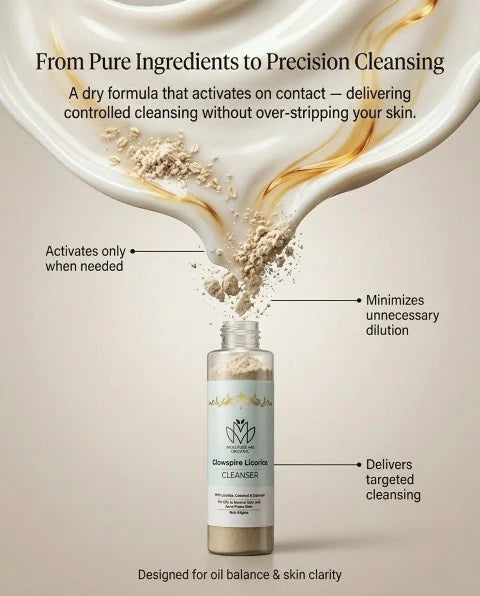 Glowspire Licorice Cleanser - 70g