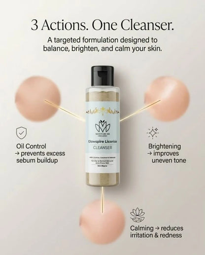 Glowspire Licorice Cleanser - 70g