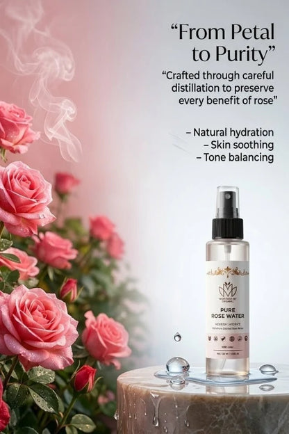 PURE ROSE WATER -120ML