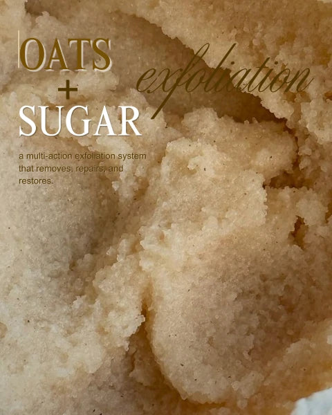 Emulsify Oats And Sugar Scrub