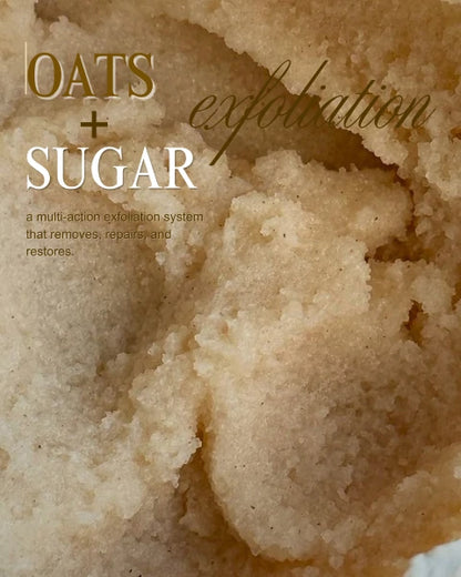 Emulsify Oats And Sugar Scrub