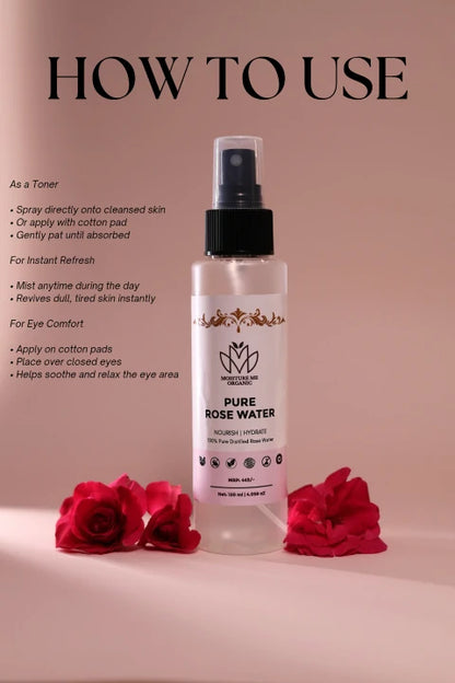 PURE ROSE WATER -120ML