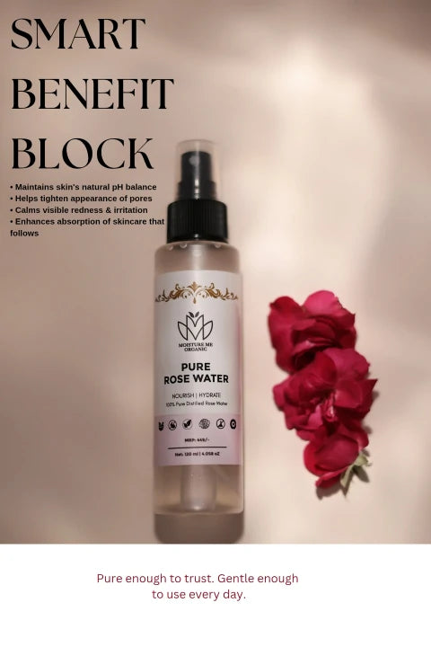 PURE ROSE WATER -120ML