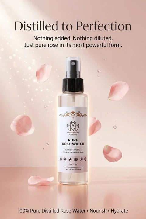 PURE ROSE WATER -120ML