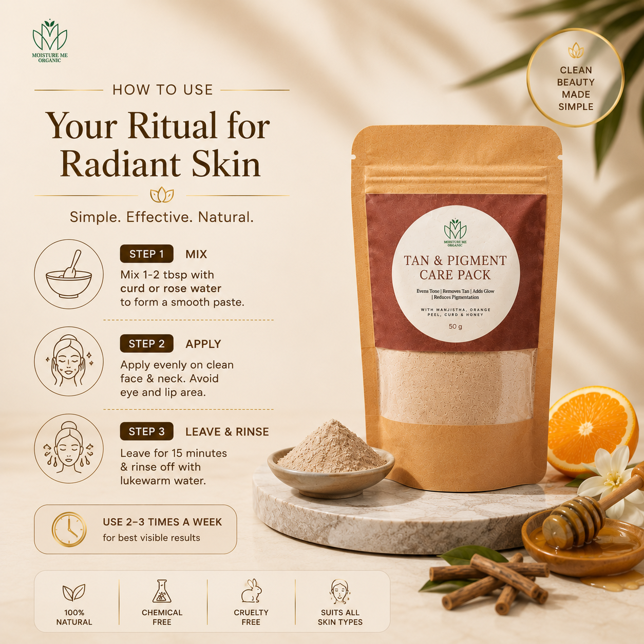 Tan & Pigment Care Pack - 50g