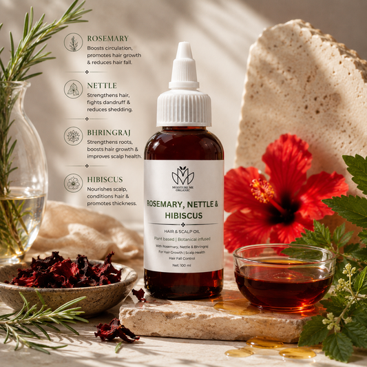 Rosemary, Nettle & Hibiscus ( Hair And Scalp Oil) - 100ml